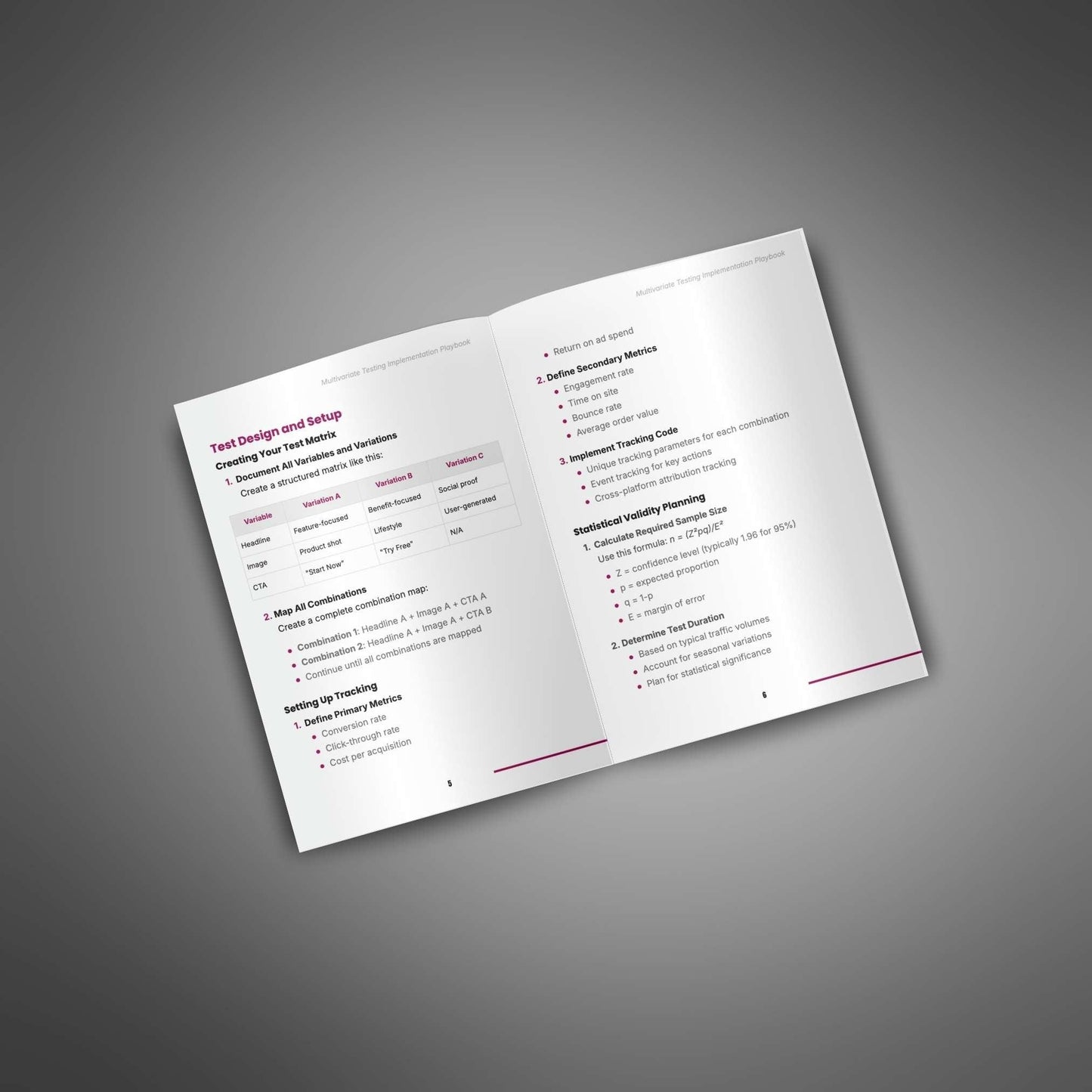 Guide de mise en œuvre des tests multivariés